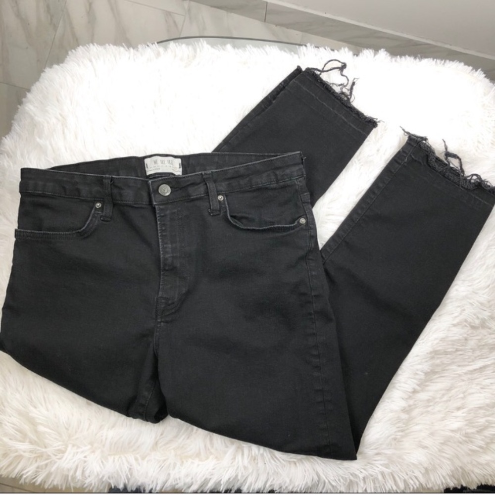 Free People raw hem skinny jeans